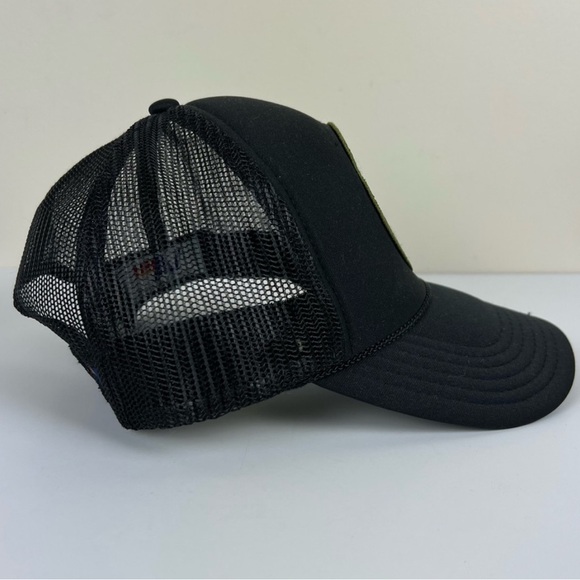 Aviator Nation Black Camouflage Skull Patch Snap Back Mesh Trucker Hat Cap - Picture 2 of 5